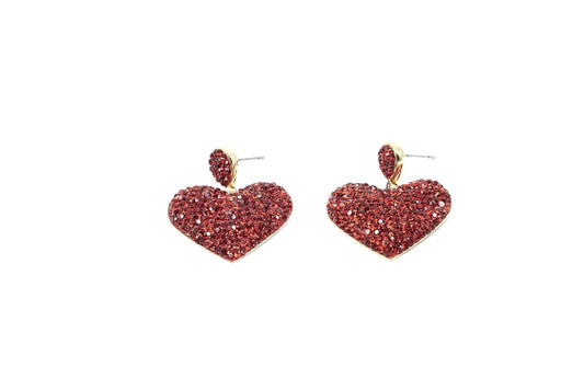 Red Heart Earrings