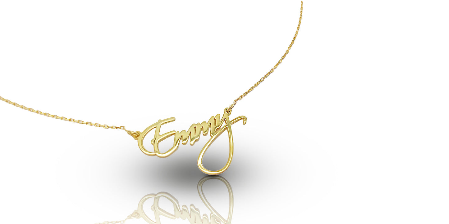 Personalized Engraved Name Necklace