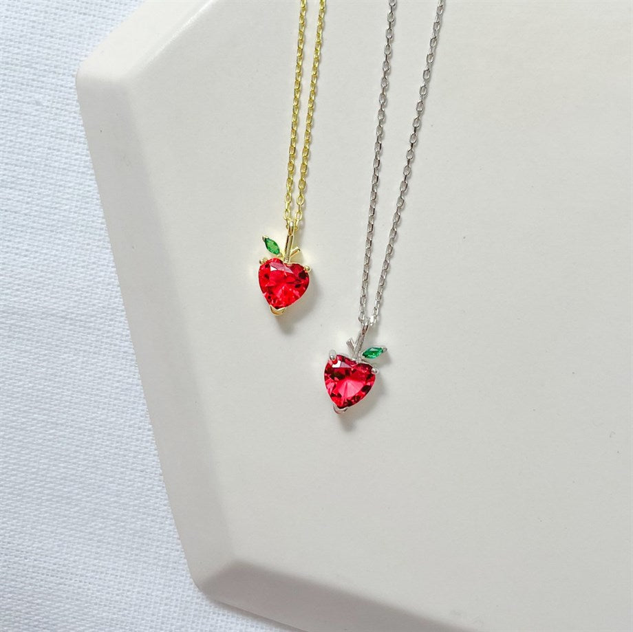 Red Apple Necklace